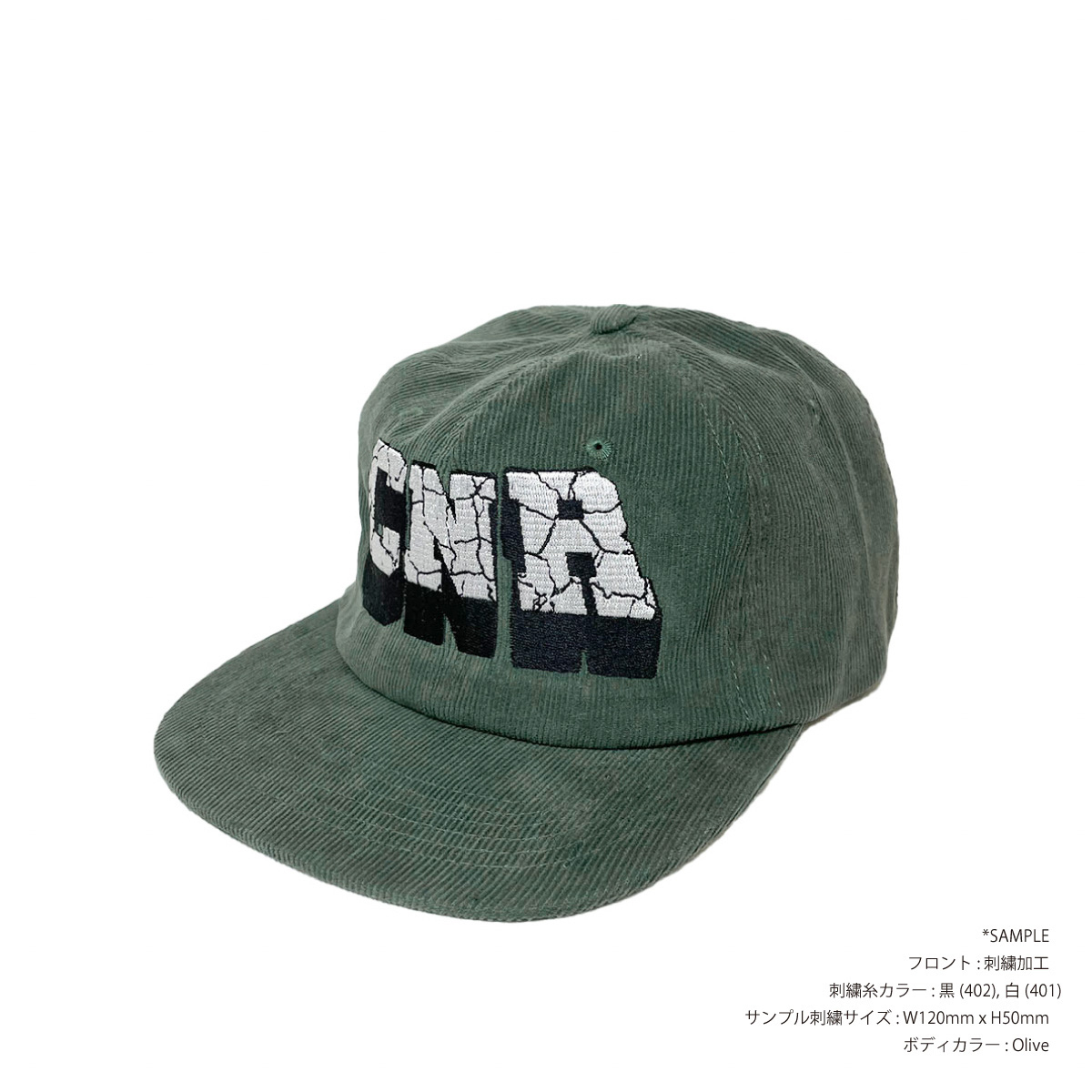 Cali Headwear カリヘッドウェア Unstructured 6 Panel Corduroy Cap (品番CRD65)