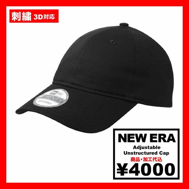NEW ERA ニューエラ Adjustable Unstructured Cap (品番NE201)