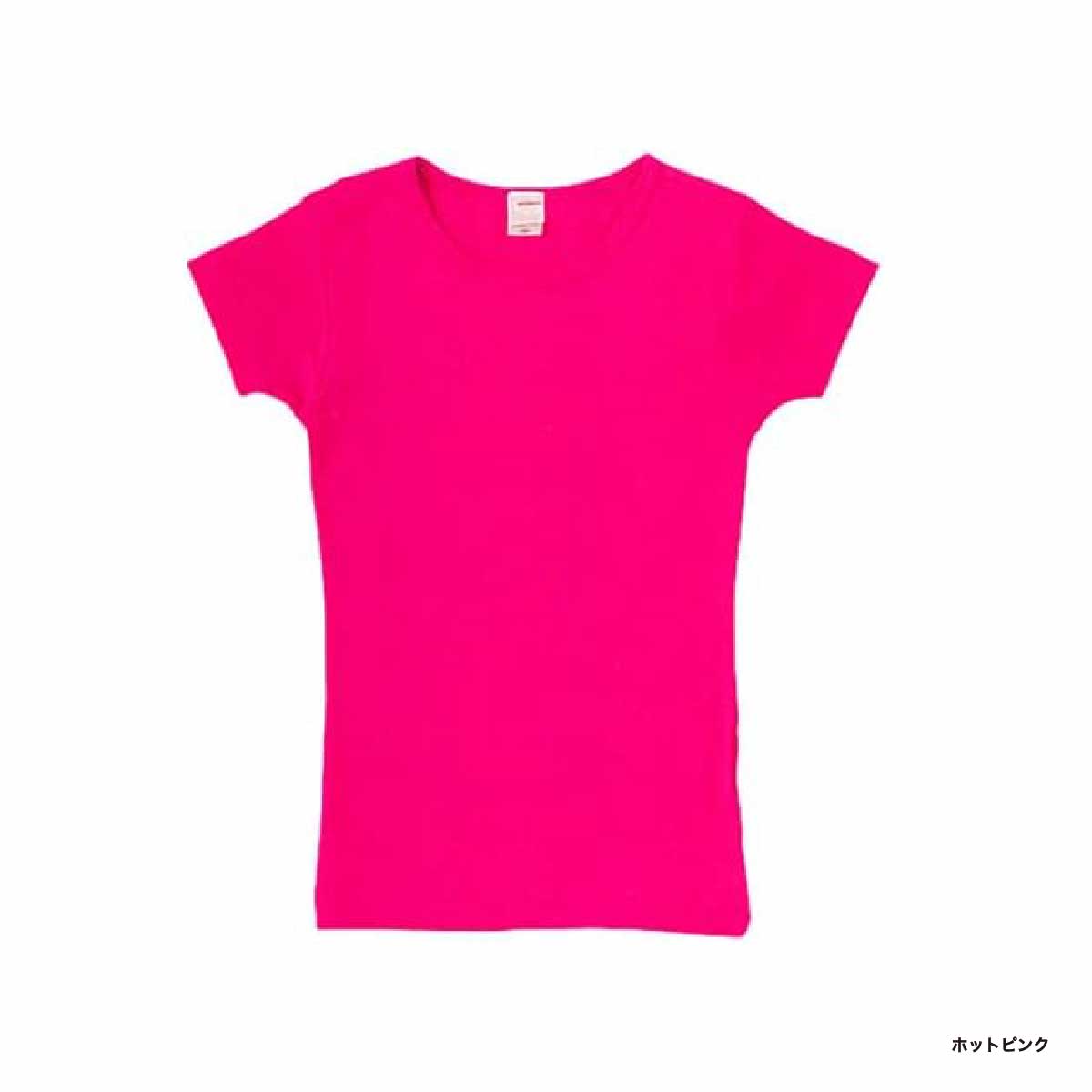 demimoon デミムーン 5.8 oz S/S 袖口リブ無しTシャツ <首元リブあり> (品番DM4312)