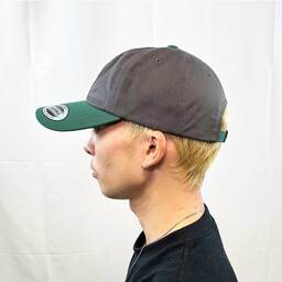 Yupoong ユーポン 6パネル ロープロファイル コットンツイル 2トーン キャップ【ビアトランスポーツ別注】(品番6245CM-VIA-Z)