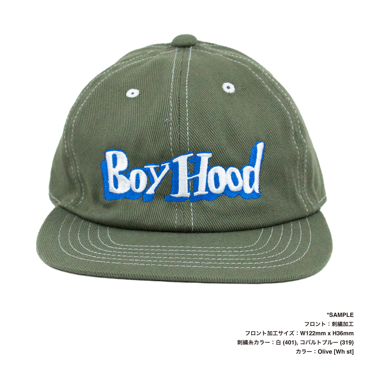 Colt Paterson コルトパターソン Unstructure 6panel 6stitch Cap 6ステッチキャップ (品番CP014)
