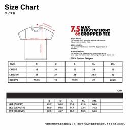 SHAKA WEAR シャカウェア 7.5 oz Max Heavyweight Cropped Tee (品番SWMHCT)