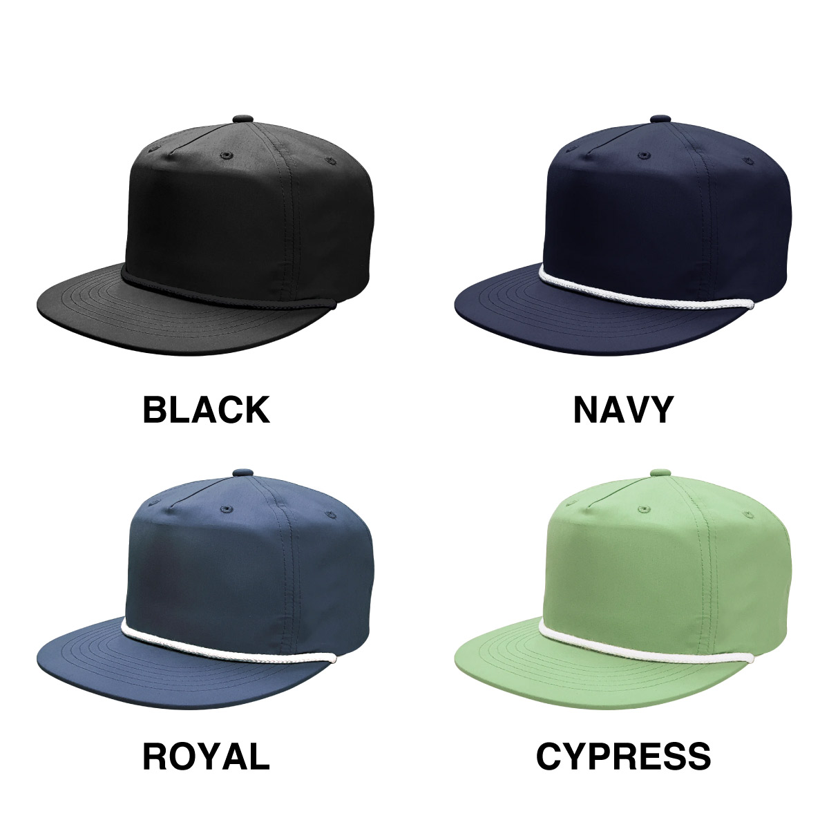 Cali Headwear カリヘッドウェア 5 Panel Nylon Cap (品番NY92_NY02)