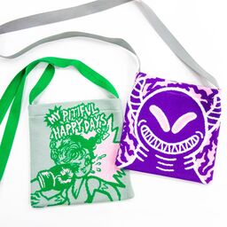 オリジナル編み総柄ショルダーバッグ Mサイズ (品番CPKN-005_M)