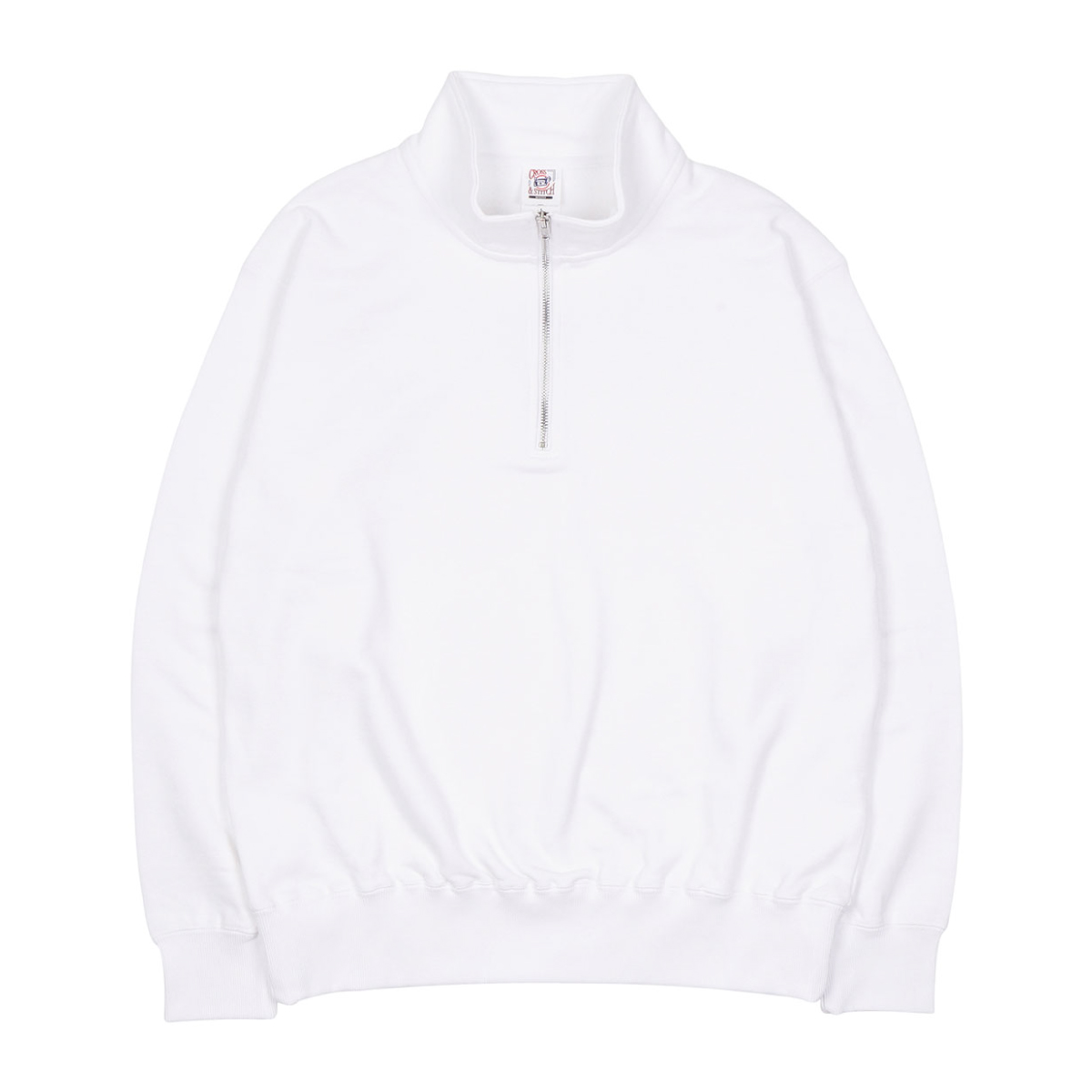 CROSS & STITCH クロスアンドスティッチ 10.0 oz レギュラーウェイトハーフジップスウェットシャツ (品番SH2253)