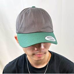 Yupoong ユーポン 6パネル ロープロファイル コットンツイル 2トーン キャップ【ビアトランスポーツ別注】(品番6245CM-VIA-Z)