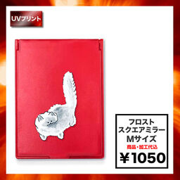 Trade Works Frosted Square Mirror Size M (#TM-0028)