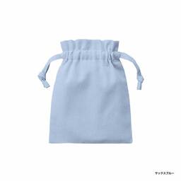 厚手コットンフリル巾着(Sサイズ) (品番TP-0013)