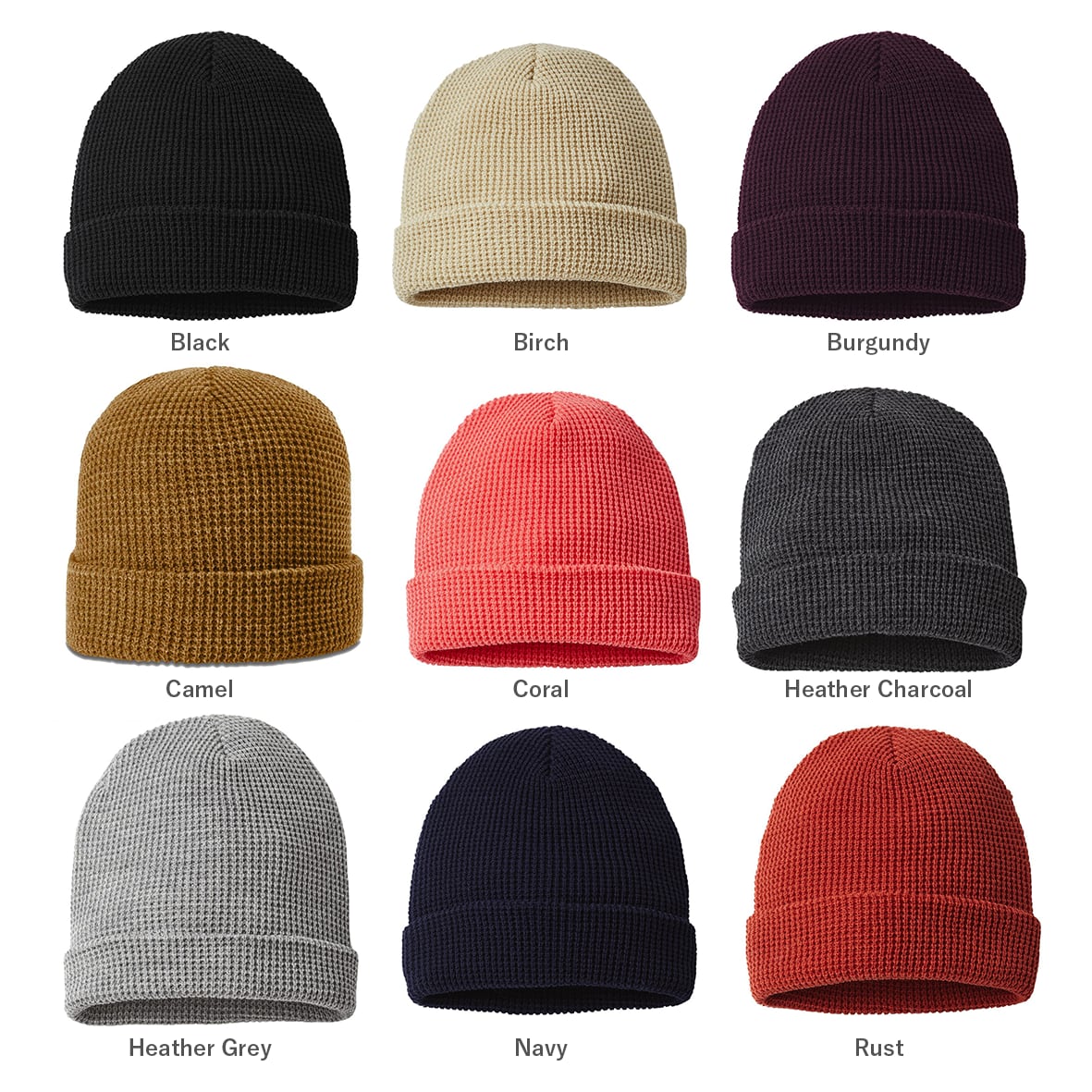 Richardson リチャードソン Waffle Cuffed Beanie (品番146R)