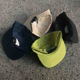 newhattan ニューハッタン Washer Nylon Flat Visor Cap (品番J1482)