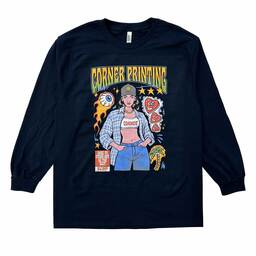 American Apparel アメリカンアパレル 6.0oz 長袖Tシャツ (品番 AAPP-T1304)