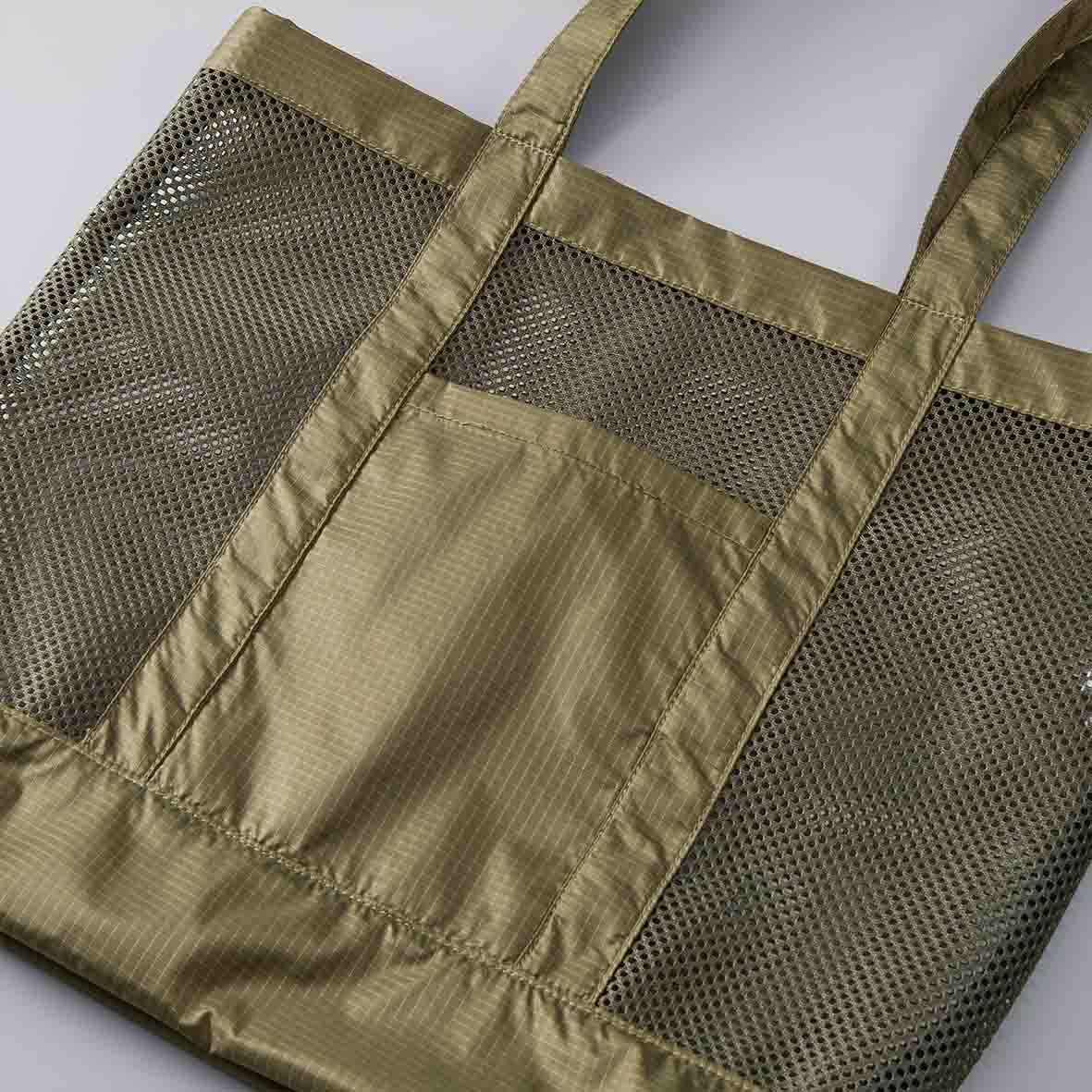 United Athle ユナイテッドアスレ ライトナイロン リップストップ メッシュ トートバッグ (品番1418-01)