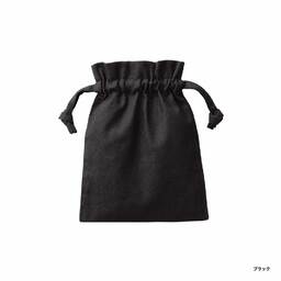 厚手コットンフリル巾着(Sサイズ) (品番TP-0013)