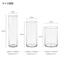 IKEA イケア CYLINDER シリンデル 花瓶 (φ120mm×H170mm) (品番60175214