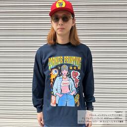 American Apparel アメリカンアパレル 6.0oz 長袖Tシャツ (品番 AAPP-T1304)