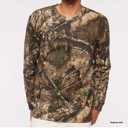 CODE FIVE コードファイヴ Realtree® Camo Long Sleeve T-Shirt (品番3981US)