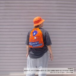 オリジナル編み総柄ナップサック(品番CPKN-011)