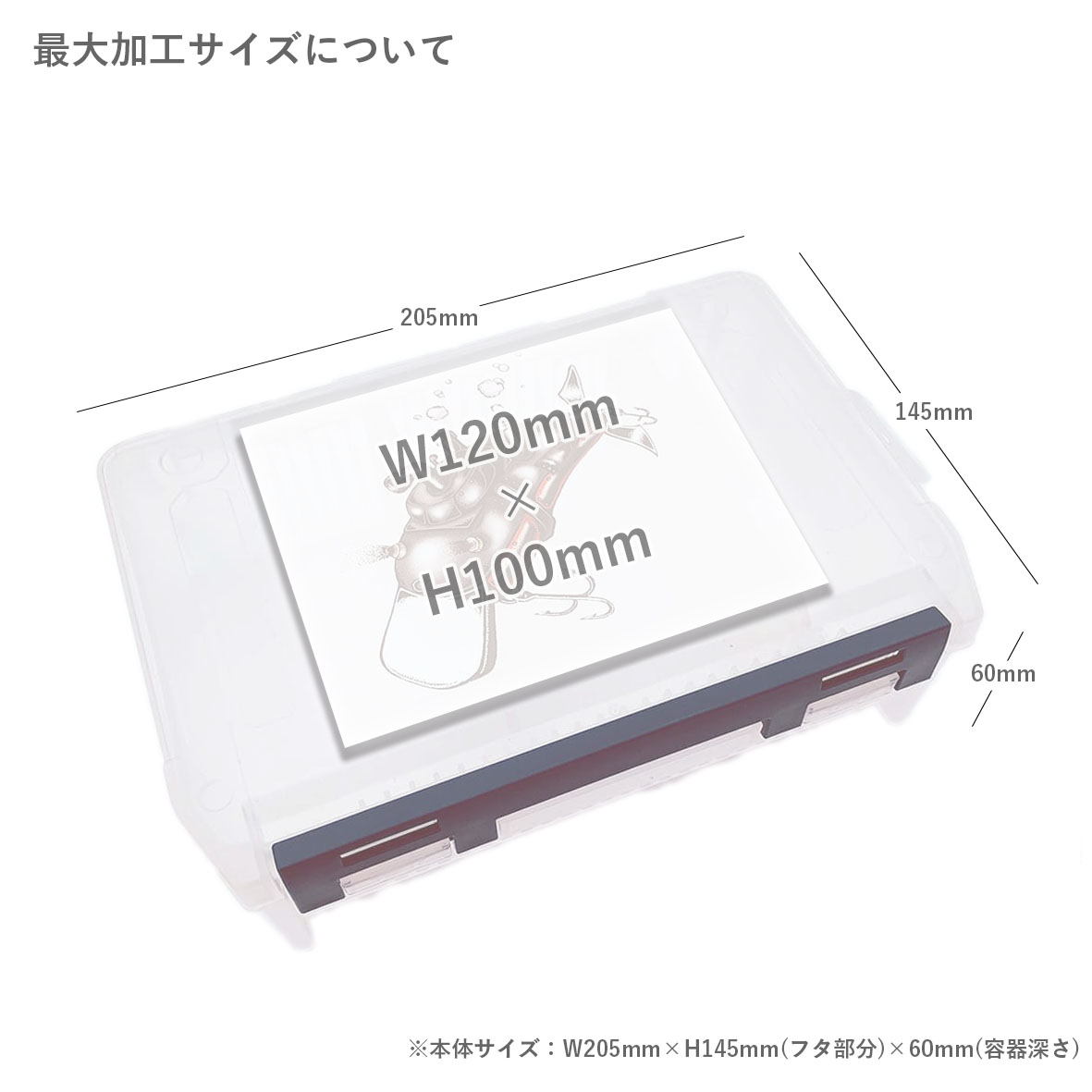 クリアケース [仕切りあり] (品番D-800N)