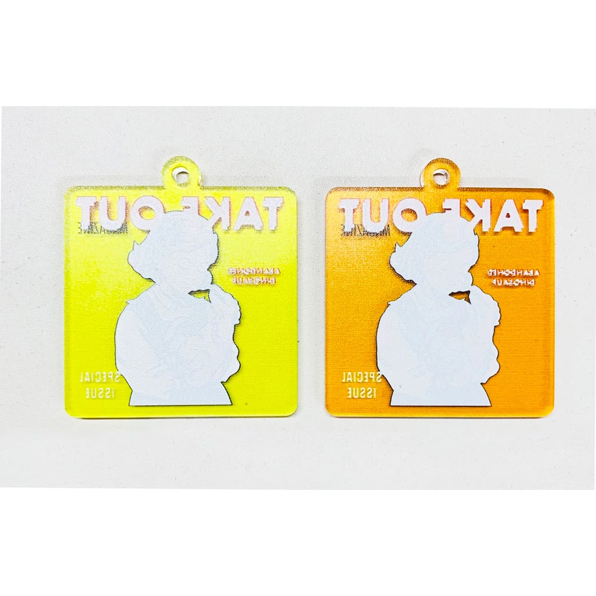 アクリルキーホルダー (9cm×9cm以内) (10個セット) (品番ACR-K09)