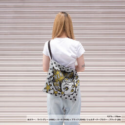 オリジナル編み総柄ショルダーバッグ Lサイズ(品番CPKN-005_L)