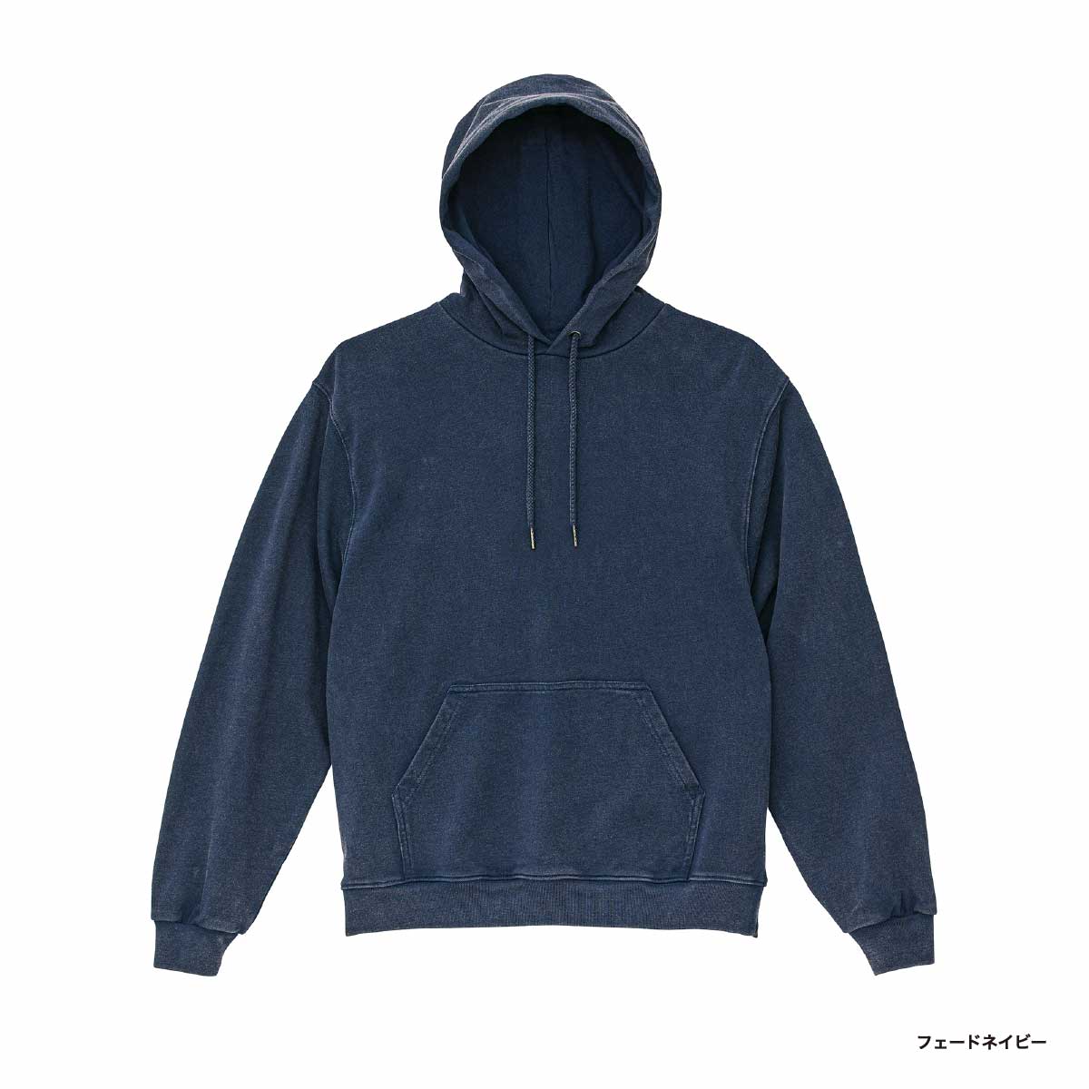 United Athle 8.8 oz Open-End Fade-Wash Sweatshirt Pullover Hoodie (Fleece Lining) (#5266-01)
