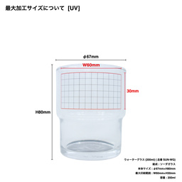 ウォーターグラス (200ml) (品番SUN-WG)