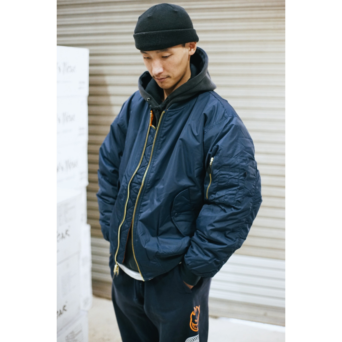 CORNER PRINTING | ROTHCO ロスコ Enhanced Nylon MA-1 Flight Jacket
