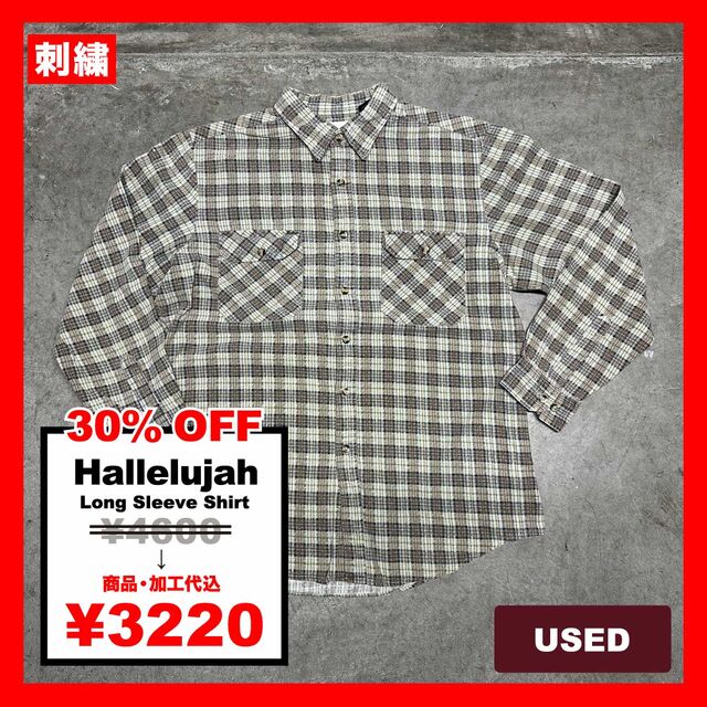 Hallelujah/USED - Long Sleeve Shirt (品番CU066)