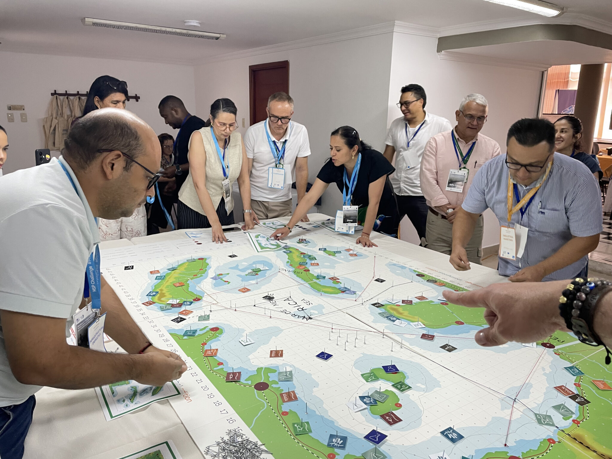 Three days of training, one day of action: this is how Marine Spatial Planning (MSP) is being developed in Cartagena Bay