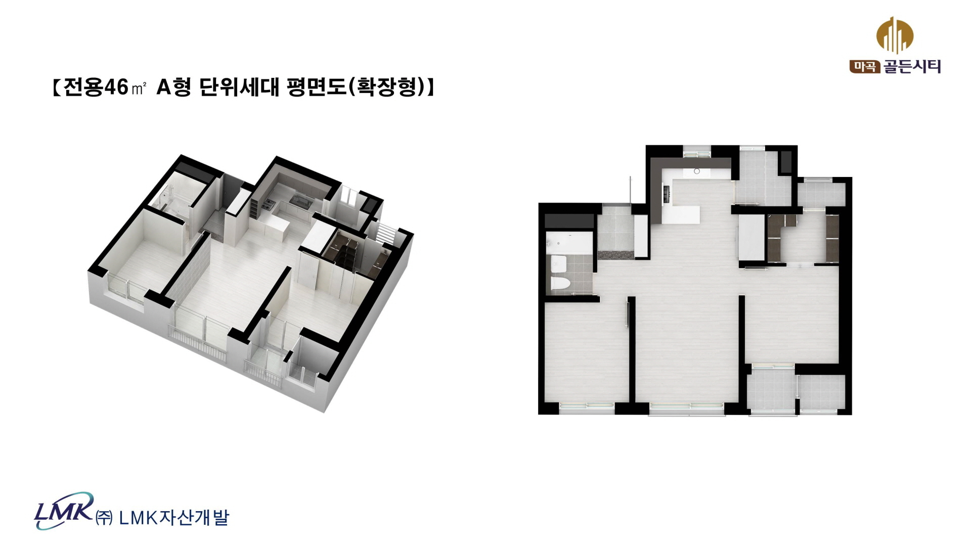마곡 골든시티 46A 평면