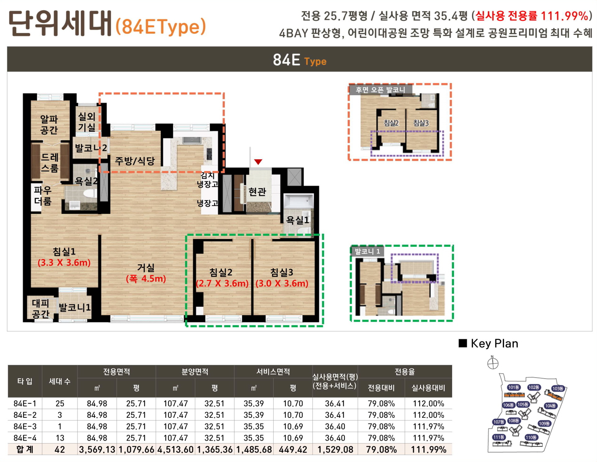이편한세상 광진 단위세대(84㎡E_TYPE‌)