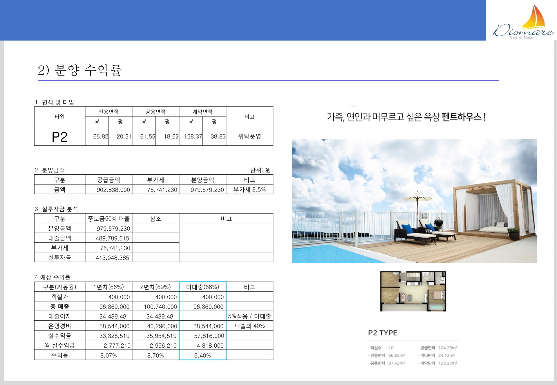 디오마레 스파&리조트 P2_Type