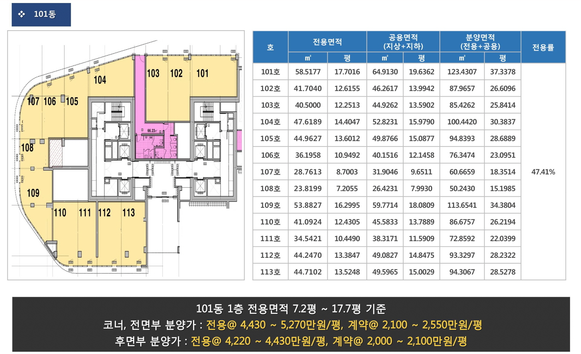 힐스테이트 일산 상업시설 101동