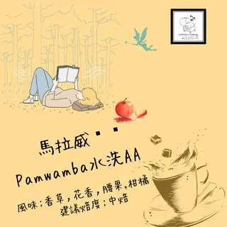 馬拉威 Pamwamba 水洗 AA 咖啡豆半磅