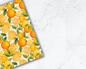 Colorful Cartoon Orange and Lemon Seamless Digital Pattern Paper - Instant Download, Commercial Use, Printable Background, Scrapbooking