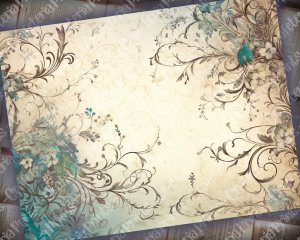 20 Pages of Deep Waters Background Digital Junk Journal Kit Underwater Paper, Shabby Chic Ephemera for Scrapbooking, Invitations