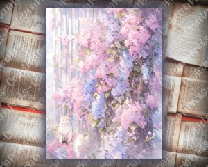 UTOPIA Magical Enchanted Dreamy Delicate Soft Fragile Scrapbook Pages, Utopic Ethereal Celestial Divine Serene, Perfect for Invitations