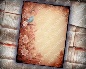 Magical Enchanted Utopia Scrapbook Pages | Delicate Soft Fragile Utopic Designs | Dreamy Ethereal Celestial | Perfect for Invitations