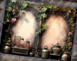 16 papers | Fairy Tale Potions Background & Nature Witch Potions Shabby Chic Ephemera | Scrapbooking Kit, Junk Journal Kit, Printable Pages