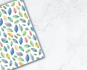 High-Quality Gentle Leaf Digital Paper with Watercolor Illustration Style, Seamless Texture for Scrapbooking, Card Making, and Crafts