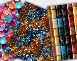 Set of 12 Glitter Texture Digital Paper Seamless Patterns for Scrapbooking, Crafts, and Design Projects - Instant Download Available