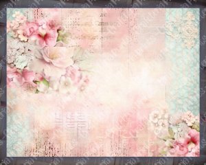 Pink Paper Quilt Digital Junk Journal Background | Shabby Chic Ephemora, Vintage Lined Paper, Watercolor | Perfect for Invitations