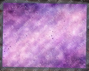 Purple Galaxy Background for Junk Journal, Basic Digital Paper, Printable Celestial Journal, Midnight Background - Perfect for Scrapbooking