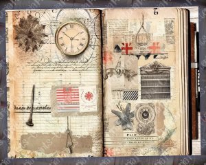 21 pages of United Kingdom themed junk journal pages, digital papers, shabby chic ephemera. Perfect for invitations, digital planners