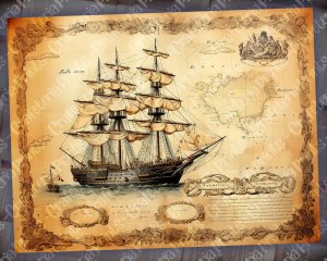 12 papers | Vintage Retro World Map Scrapbooking Papers | Shabby Chic Ephemera and Intricate Illustrations | Perfect for Junk Journals