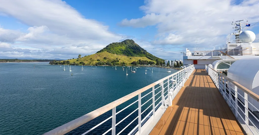 View from a cruise ship