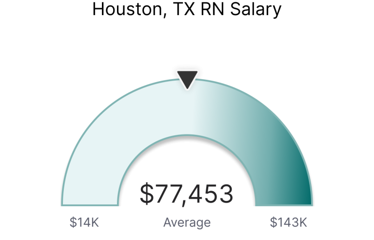 Houston TX salary chart