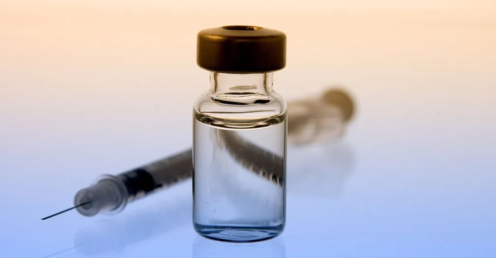 Vial and needle