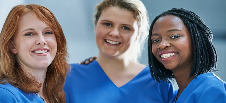 Three female nurses