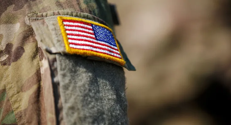 Veteran in uniform